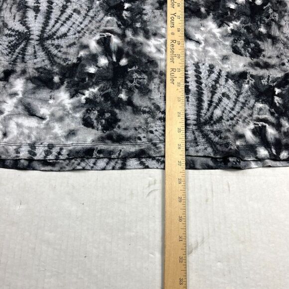 Ugg Koolaburra Knit T-Shirt Hippie Tie Dye Boho Short Sleeve Festival Top XL - Picture 6 of 11